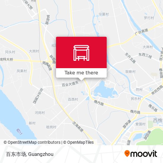 百东市场 map