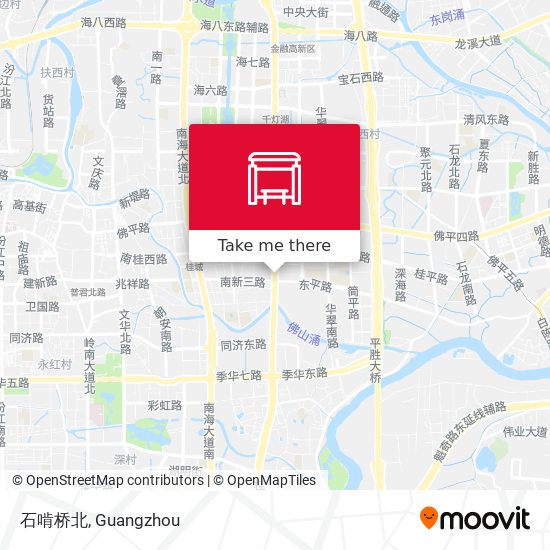 石啃桥北 map