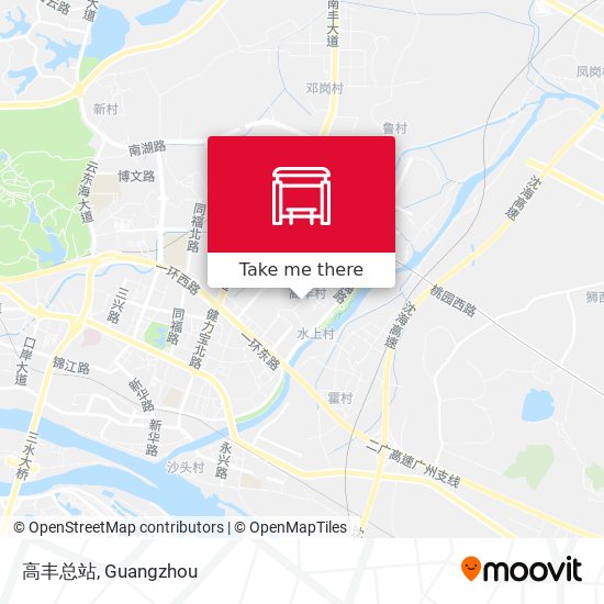 高丰总站 map