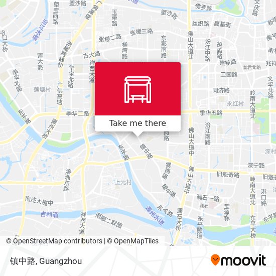 镇中路 map