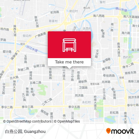 白燕公园 map