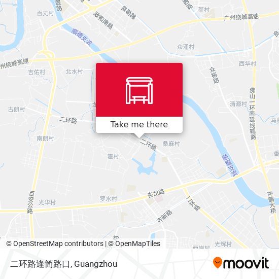 二环路逢简路口 map
