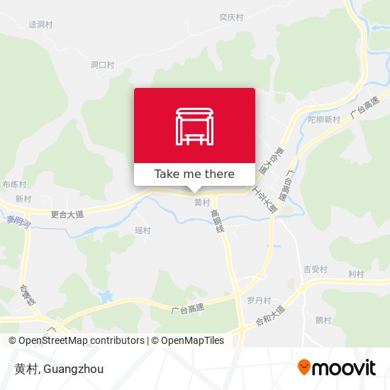 黄村 map