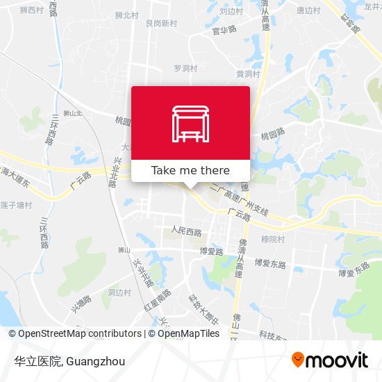 华立医院 map
