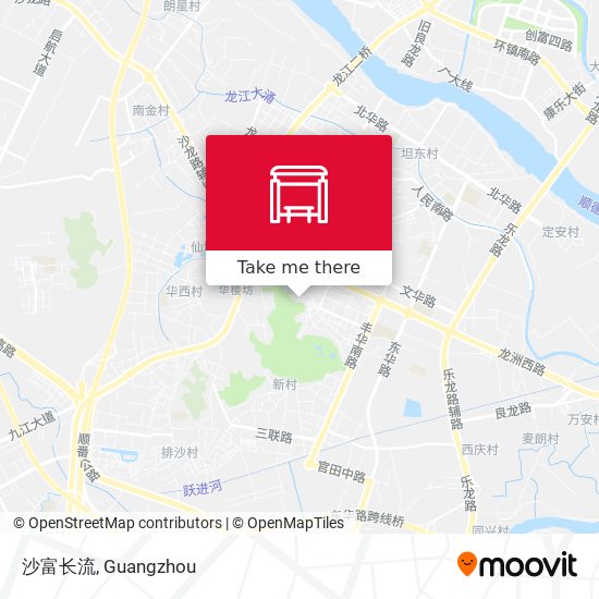 沙富长流 map