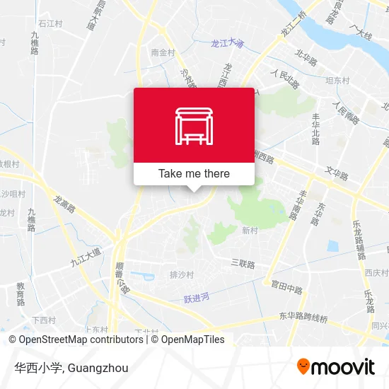华西小学 map