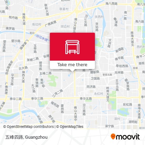 五峰四路 map