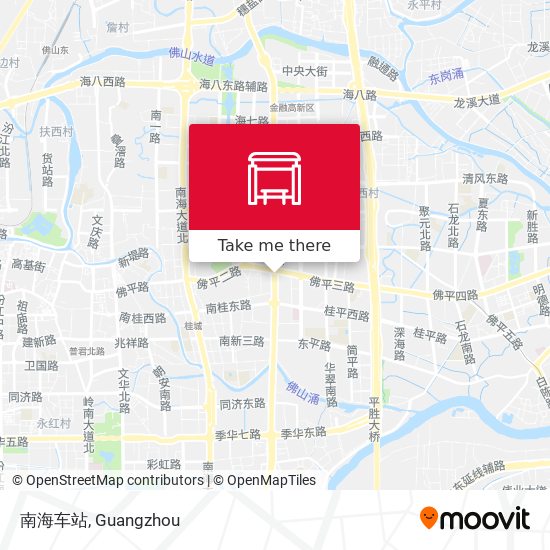南海车站 map