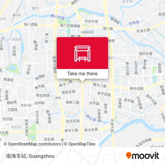 南海车站 map