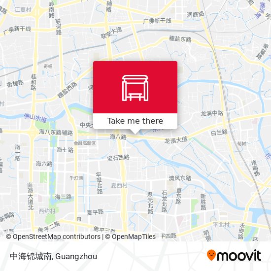 中海锦城南 map