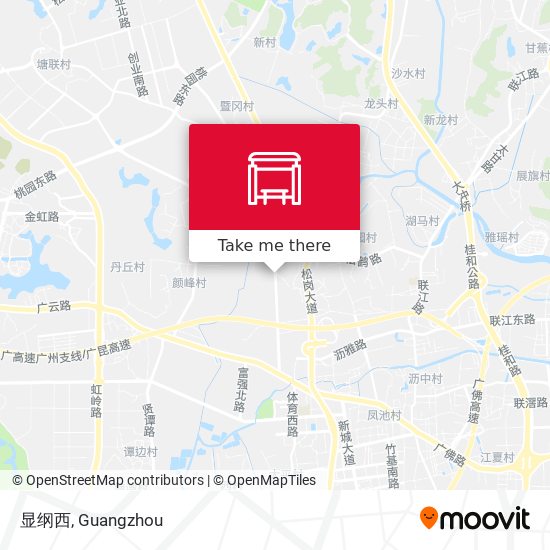 显纲西 map