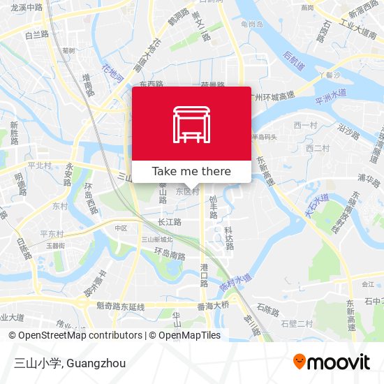 三山小学 map