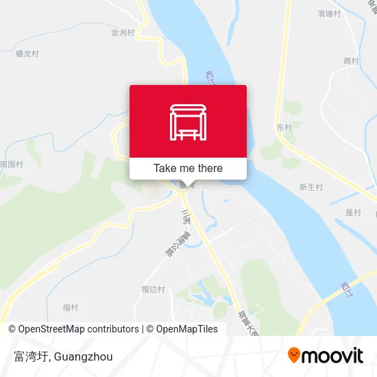 富湾圩 map
