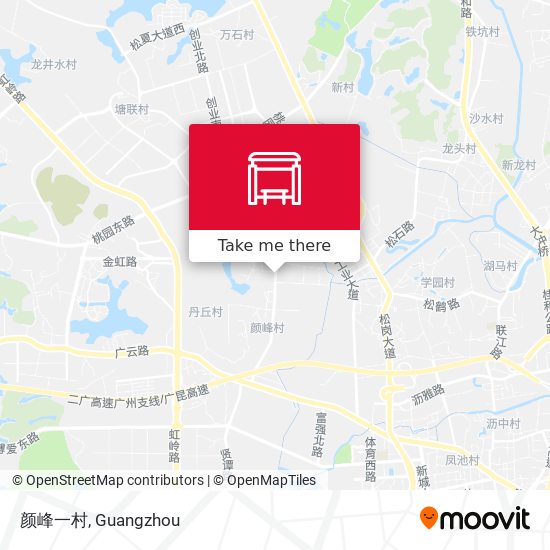 颜峰一村 map