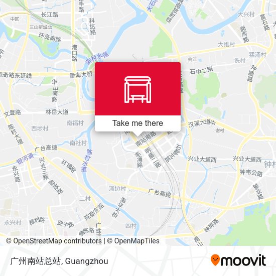 广州南站总站 map