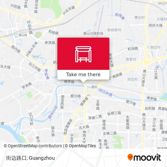 街边路口 map