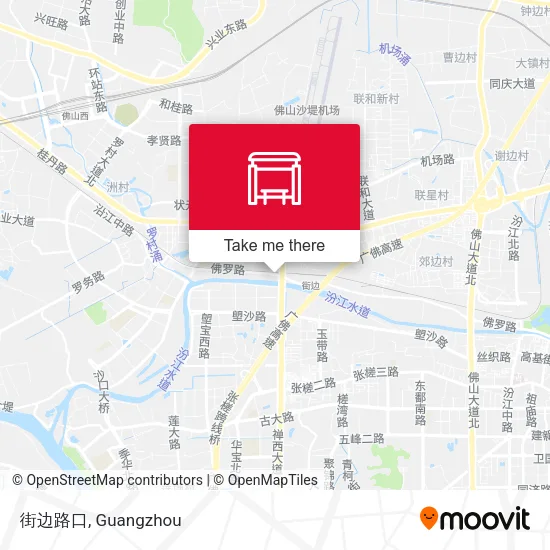 街边路口 map