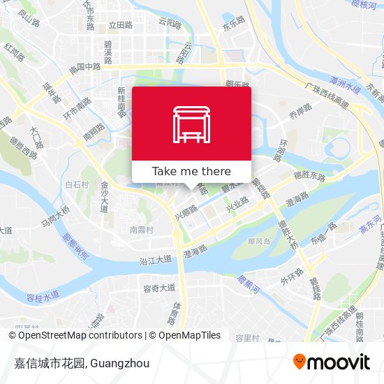 嘉信城市花园 map