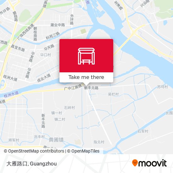 大雁路口 map