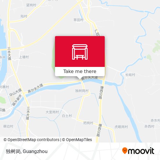 独树岗 map