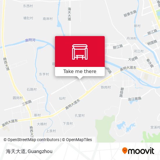 海天大道 map