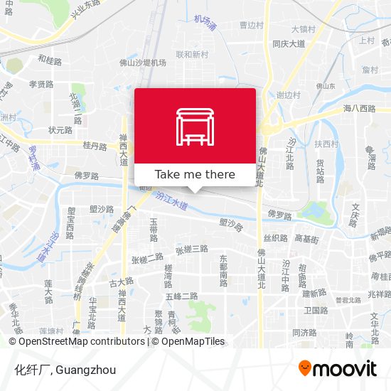 化纤厂 map