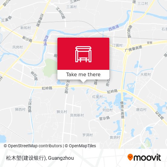 松木塱(建设银行) map