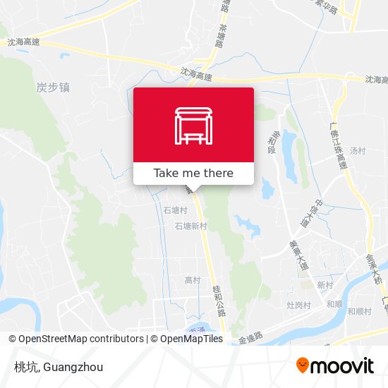 桃坑 map