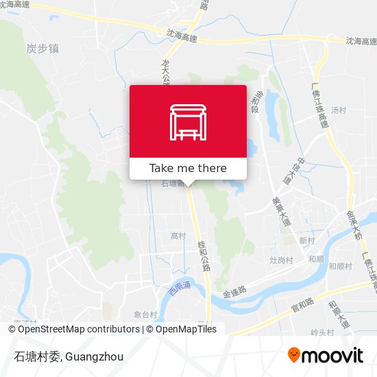 石塘村委 map