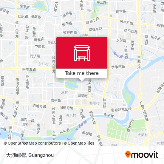 天湖郦都 map