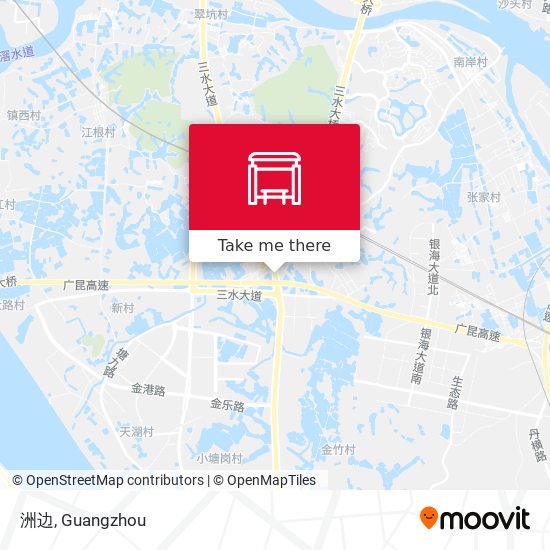 洲边 map