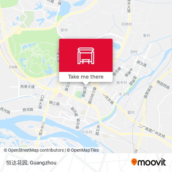 恒达花园 map