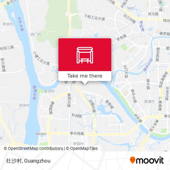 灶沙村 map