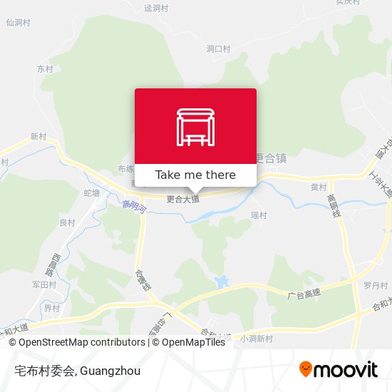 宅布村委会 map