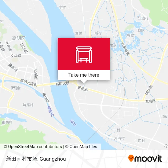 新田南村市场 map