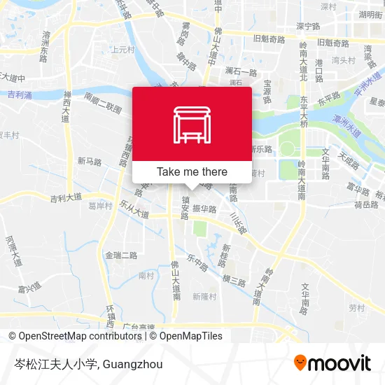 岑松江夫人小学 map