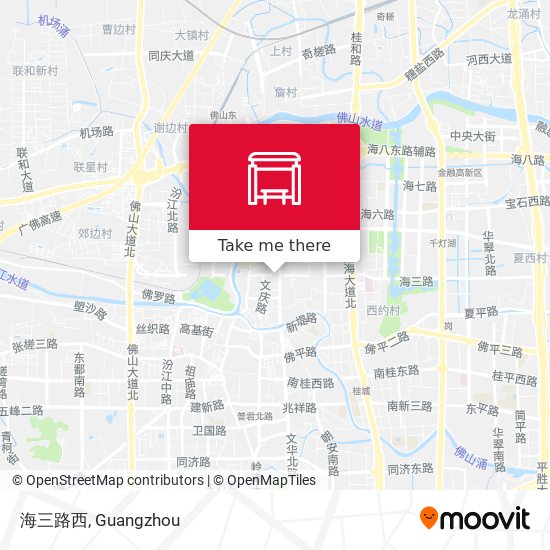 海三路西 map