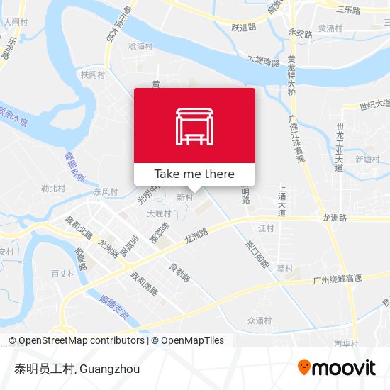 泰明员工村 map