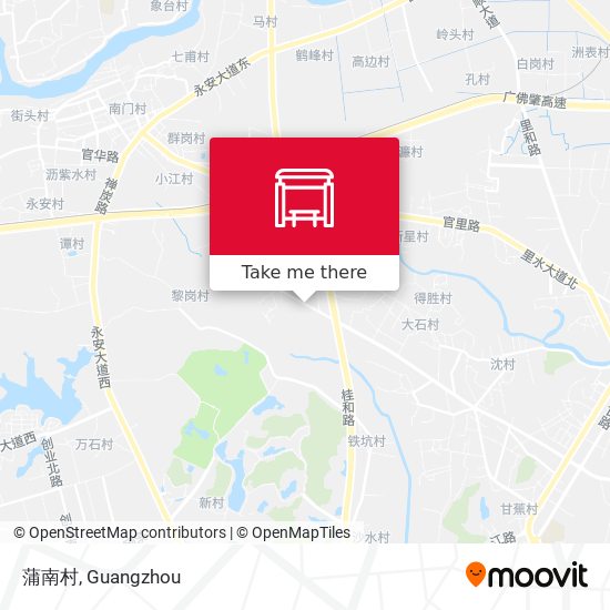 蒲南村 map
