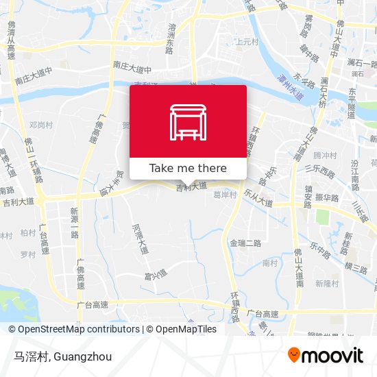 马滘村 map