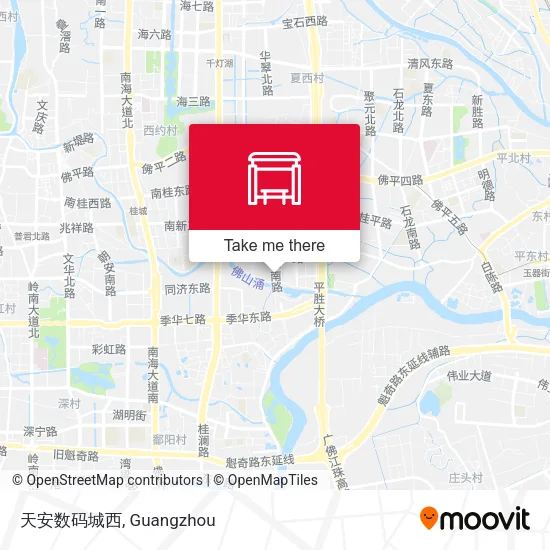 天安数码城西 map