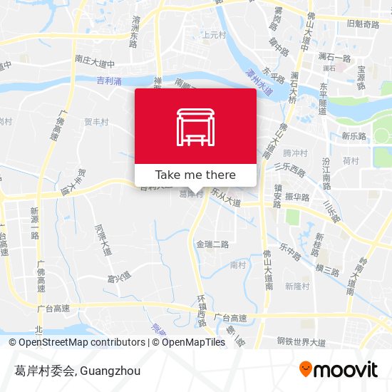 葛岸村委会 map