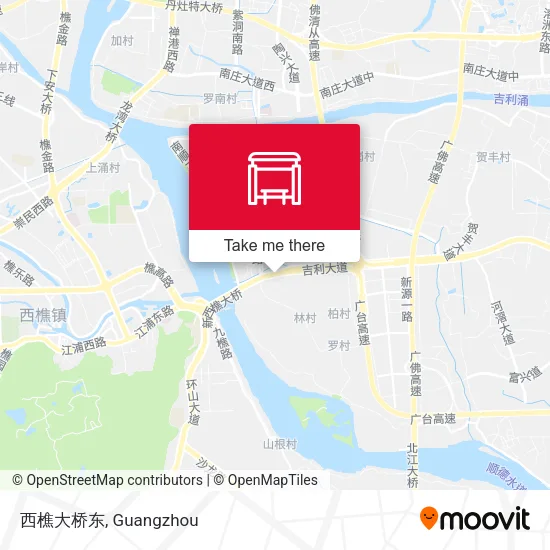 西樵大桥东 map