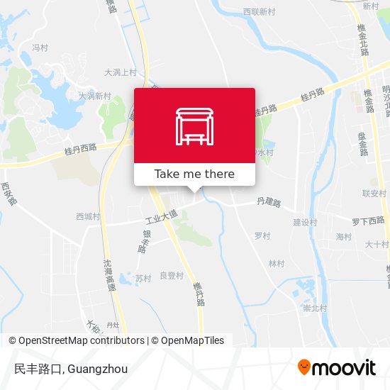民丰路口 map
