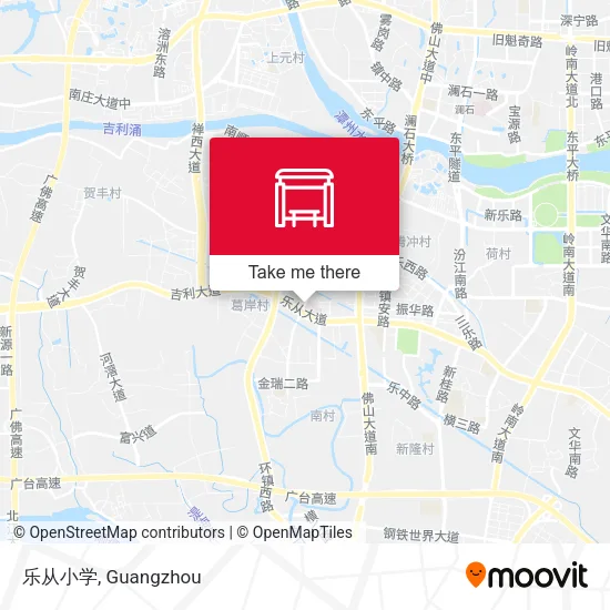 乐从小学 map