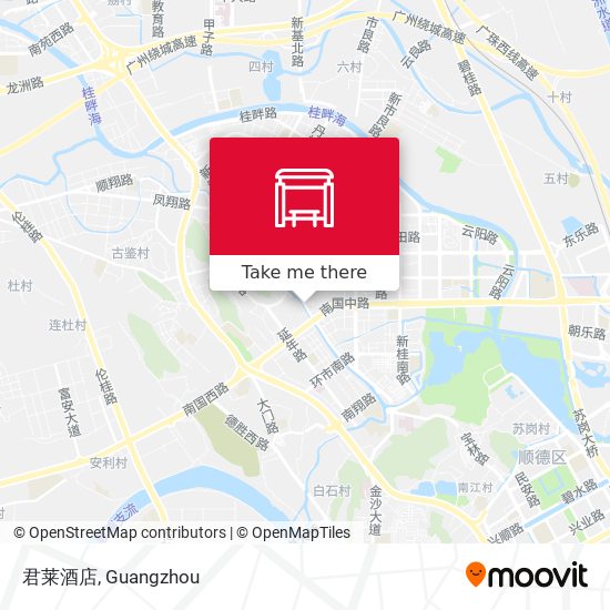 君莱酒店 map