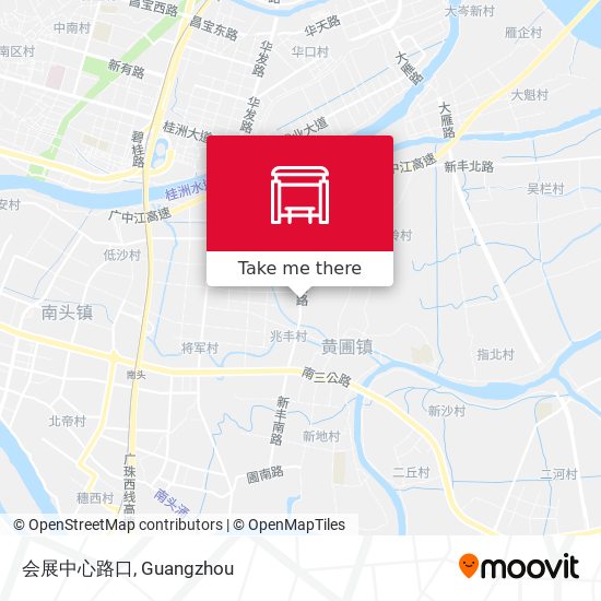 会展中心路口 map
