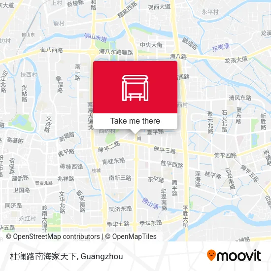 桂澜路南海家天下 map