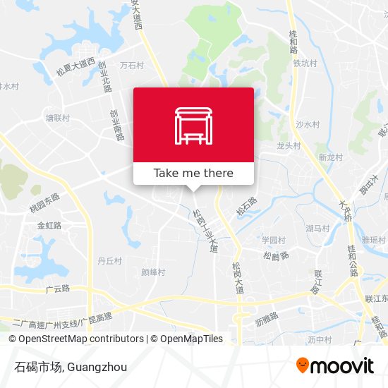 石碣市场 map