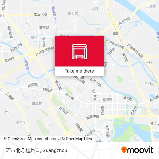 环市北丹桂路口 map